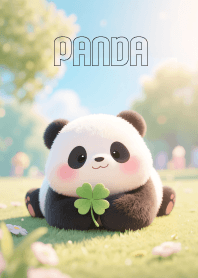 Pretty Panda And Clover Leaf