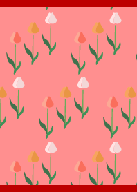 Elegant three color tulips RB