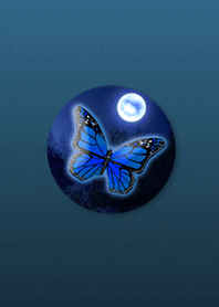 Butterfly dancing in the night Sapphire