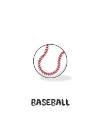 棒球Baseball (白_極簡)