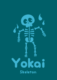 Yokai skeleton Deep teal GRN