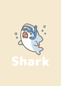 Fluffy Shark Summer Beige 05