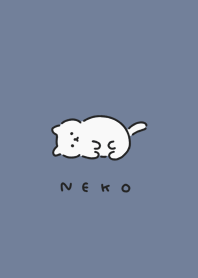 Lying cat /gray blue