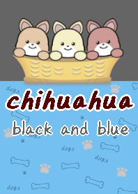 chihuahua22 theme black and blue
