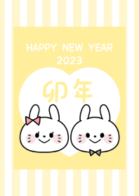 2023 Happy New Year. Rabbit. 63