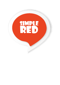 Red Button In White V.3