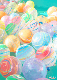 Water balloon yo-yo from Japan