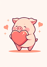 Heart piglet