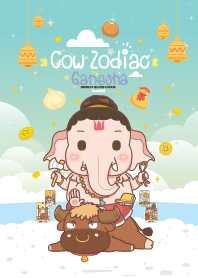 Ganesha & Cow Zodiac - ...