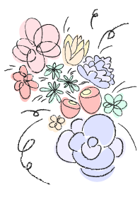 pastel flowers Theme