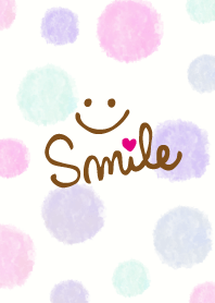 水彩水玉-スマイル27-