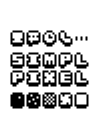 SIMPL PIXEL :1ビット