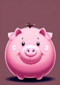 Happy pink pig 3C96B9