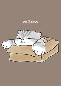 neko drawing3 / brown