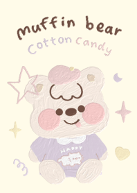 Muffin Bear : Cotton Candy
