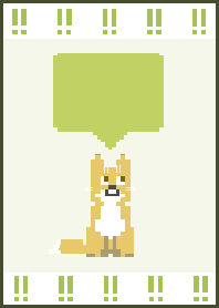 Pixel Art animal _ fox 1