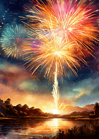 Beautiful Fireworks Theme#206