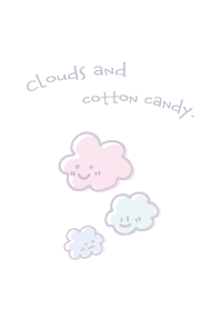 Clouds and cotton candy.(F)