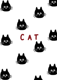 Black cat pattern.