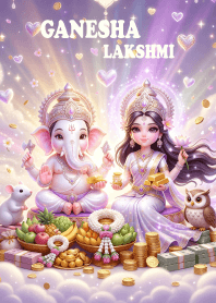 Ganesha: Lakshmi, wealth prosperity. 2