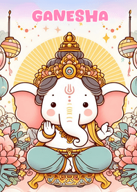 Ganesha is cute and happy 03