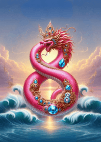 Naga Coil of Infinite Prosperity Pink