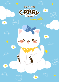 Carby&friends : Morning Cat (Blue ver.)
