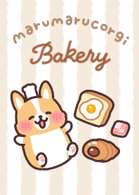 fluffy fat Corgi's Bakery