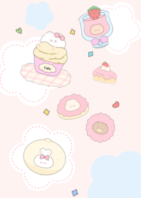 White Bear Minimalist Cake