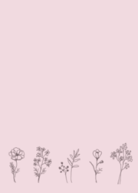 Simple Pretty Flower - Pink