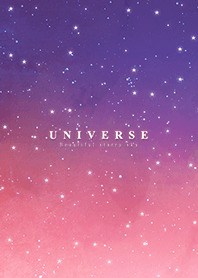 星空-浪漫漸層 紫色 粉紅色