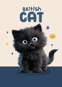 แมวดำ! สีน้ำเงิน