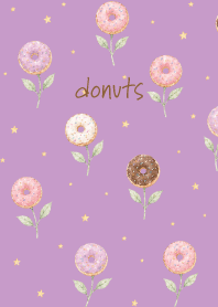 Donut Flower light purple