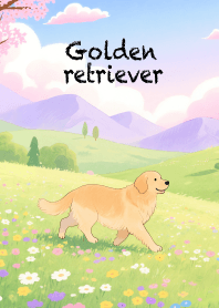 Kawaii golden retriever Dog Theme (JP)