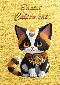 Calico cat Bastet (Maw Sam Si Thep)