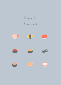 Small Sushi /blue beige