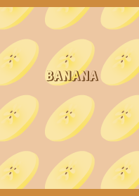 Banana slices2 on brown JP