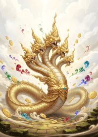 Naga, good fortune, wealth, safety 1 JP