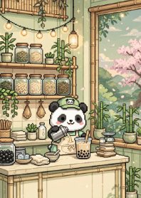 Panda's Bubble Tea Shop - Pixel