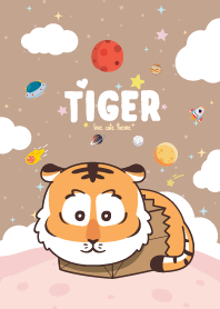 Tiger Fat Kawaii Brown