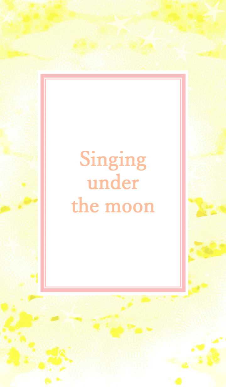 Singing under the moon 10 #illustration