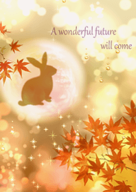 Moon Rabbit Maple Tree Makes Luck1.