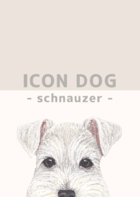 ICON DOG - schnauzer - BEIGE/02
