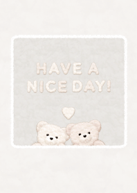 ふわもこ くまさん (F) - D ベージュ