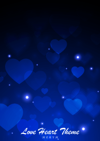 Love Heart Theme -NAVY BLUE-