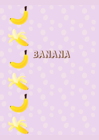 Various bananas2 on light purple
