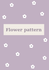 flower pattern #dustypurple