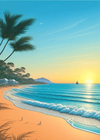 Summer beach coconut trees 31cea2