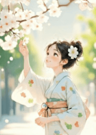 美少女與櫻花V.7