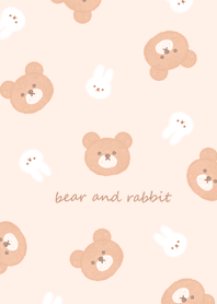 Bear and Little Rabbit orange15_2